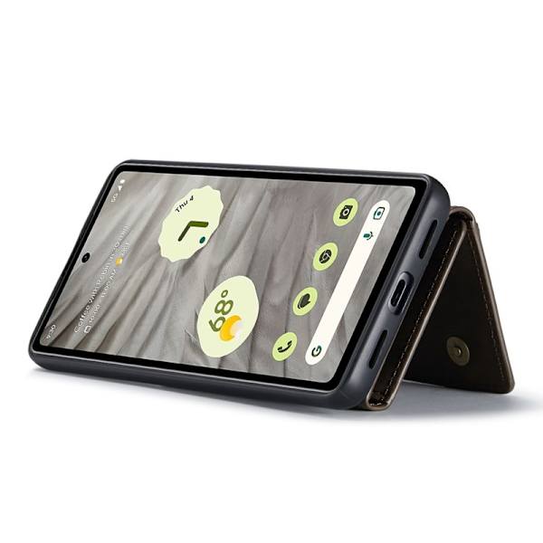 DG.MING Detachable Plånboksfodral för Google Pixel 7a - Brun