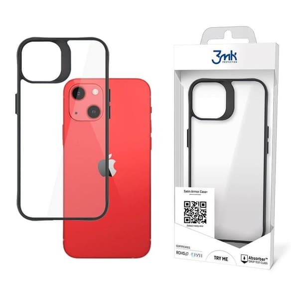 3MK iPhone 13 Skal Satin Armor Plus - Transparent Transparent