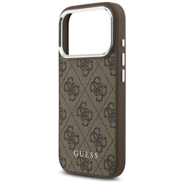 Guess Telefontaske til iPhone 17 Pro MagSafe 4G Classic Logo - Brun Brun