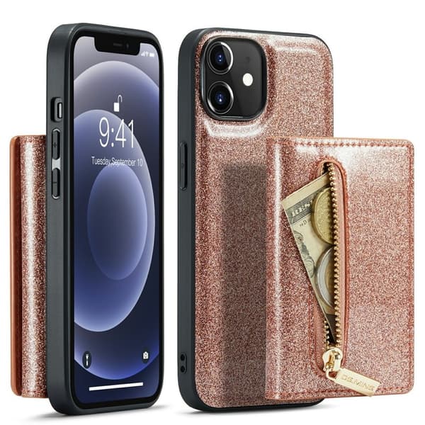 DG.MING M3 Series Mobilskal till iPhone 12/12 Pro Roséguld
