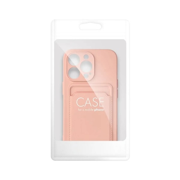 iPhone 15 Plus Mobilskal Korthållare - Rosa