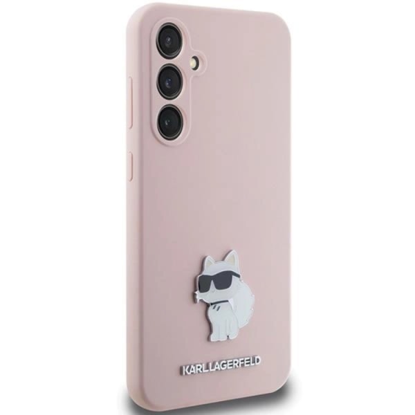 Karl Lagerfeld Galaxy S23 Mobilskal Silikon Choupette - Rosa