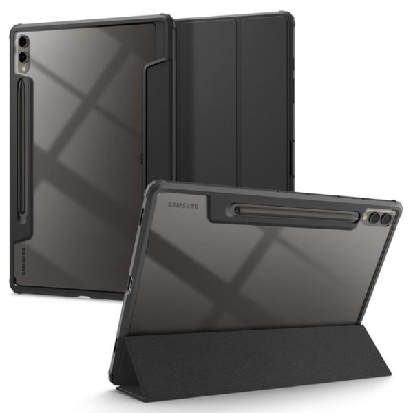 Spigen Galaxy Tab S9 Plus -kotelo Ultra Hybrid Pro - Musta