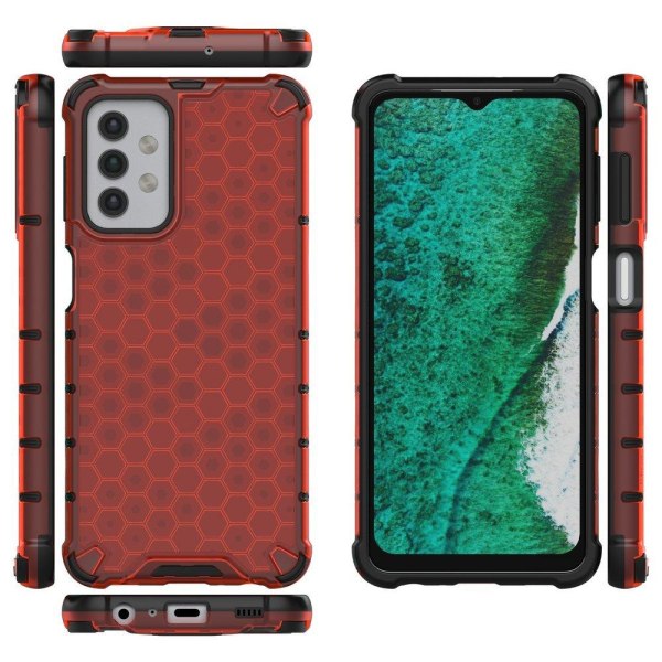 Honeycomb Armor Skal till Samsung Galaxy A32 5G - Röd