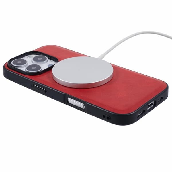 X-LEVEL Bojue-3 Mobilskal till iPhone 16 Pro Max MagSafe Röd