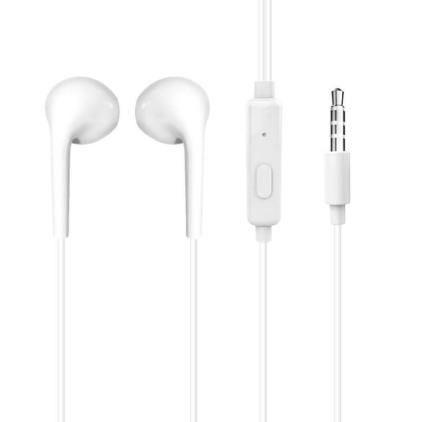 Dudao Lateral Headphones Earbuds hovedtelefoner fjernbetjening Hvid X10S Hvid White