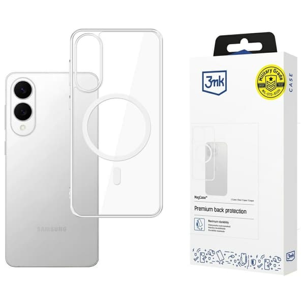 3MK-matkapuhelinkotelo Galaxy S25 Edge MagSafe - Läpinäkyvä