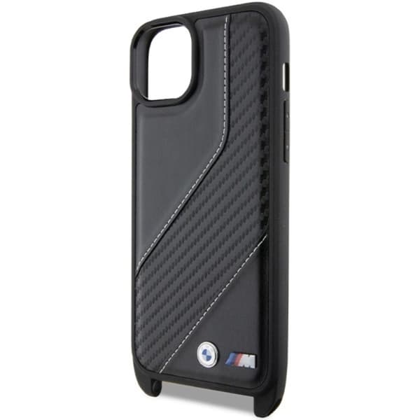 BMW iPhone 15/14/13 Kaulapanta M Edition Carbon Stripe Black