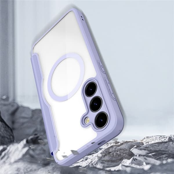 Dux Ducis Galaxy S24 Plus Plånboksfodral MagSafe Skin X Pro Lila