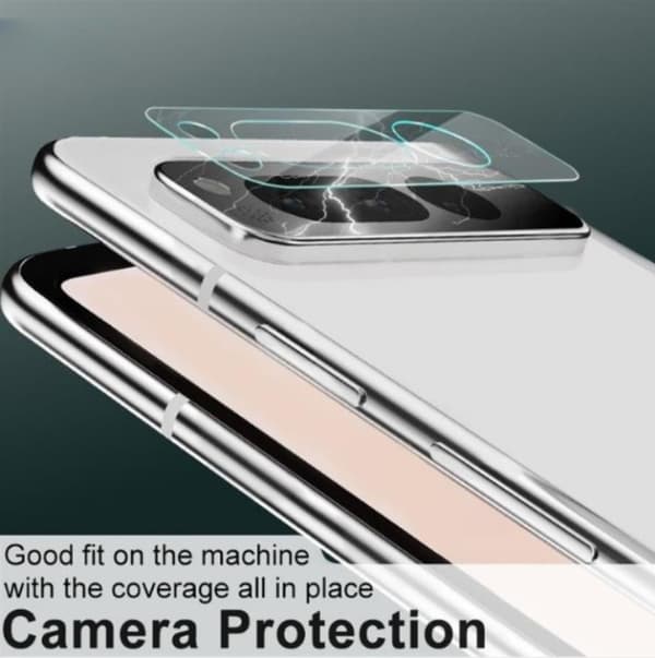 [2-Pack] IMAK Google Pixel Fold Kameralinsskydd i Härdat glas Transparent