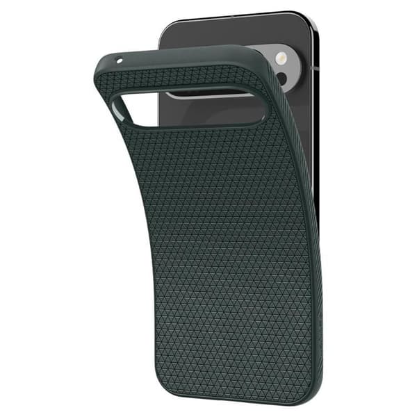 Spigen Mobilskal till Google Pixel 9 Pro XL Liquid Air - Abyss Grön Grön