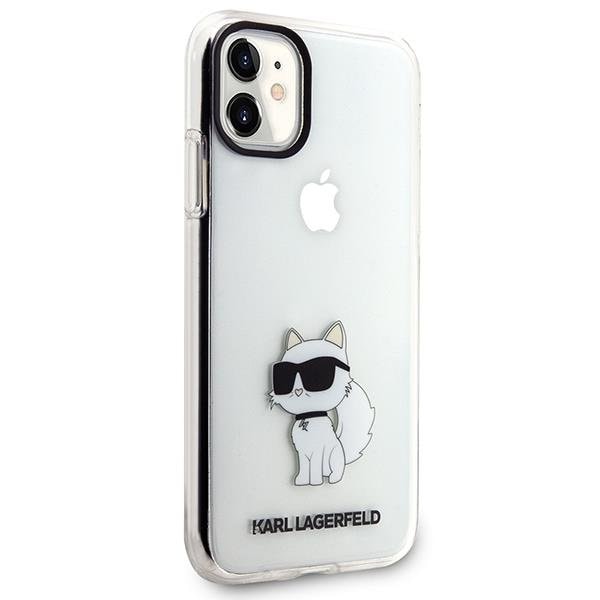 Karl Lagerfeld iPhone 11 / XR Mobilskal Ikonik Choupette - Transparent