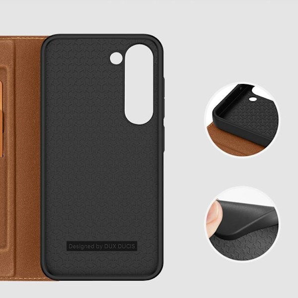 Dux Ducis Galaxy S23 Plus Plånboksfodral Skin X2 - Brun