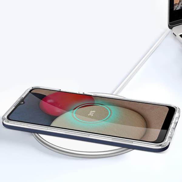 3in1 Galaxy A03s Skal Frame Gel - Sininen Blå