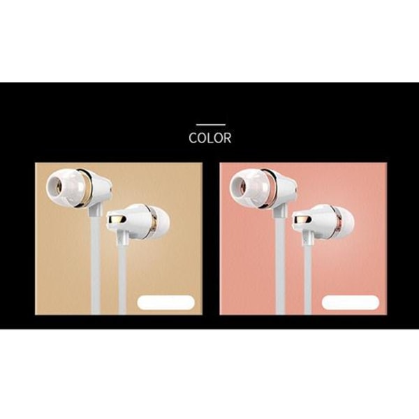 Langsdom JM23 in-ear hörlurar med handsfree - Rose Gold