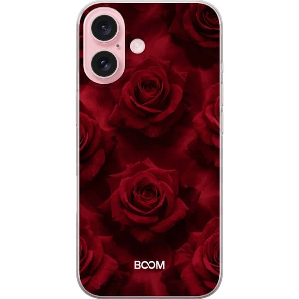 Mobilskal till Apple iPhone 16 med Crimson Rose