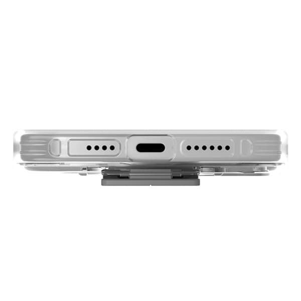 UNIQ Mobilskal till iPhone 15 Pro MagSafe Heldro Mount Stand - Transparent