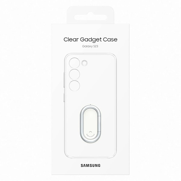 Samsung Galaxy S23 Skal Ringhållare Gadget - Transparent