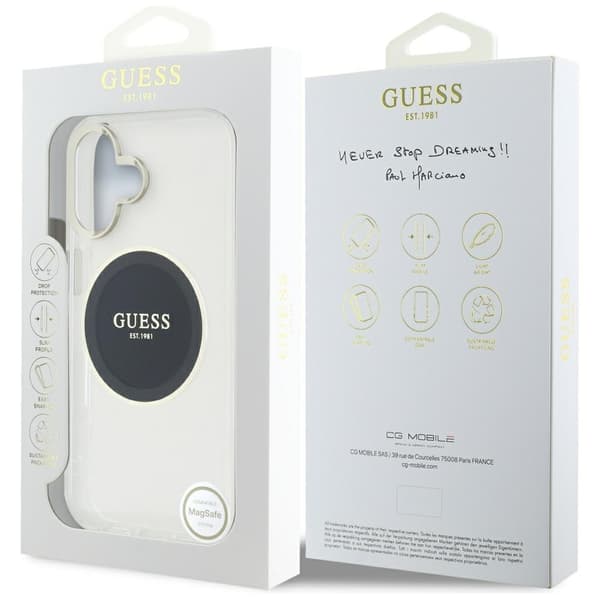 Guess Mobilskal till iPhone 16 MagSafe IML Colored Circle