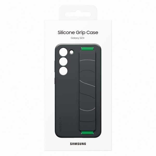Samsung Galaxy S23 Plus Skal Silicone Grip Case - Svart