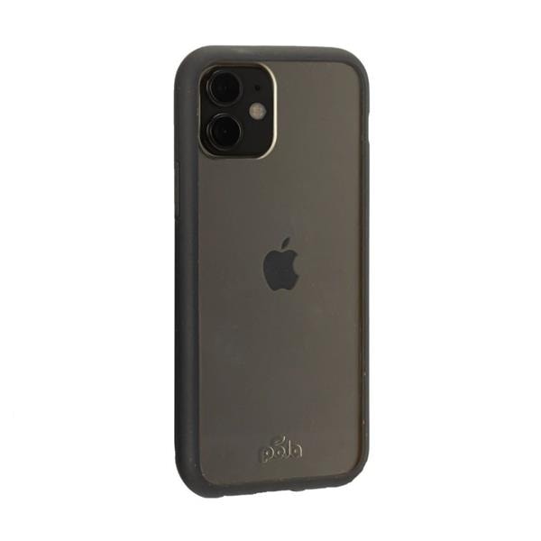 Pela Clear - Miljövänligt Skal iPhone 11 - Svart Svart