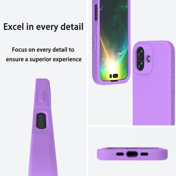 Mobilskal till iPhone 16 Shockproof EVA - Lila Lila