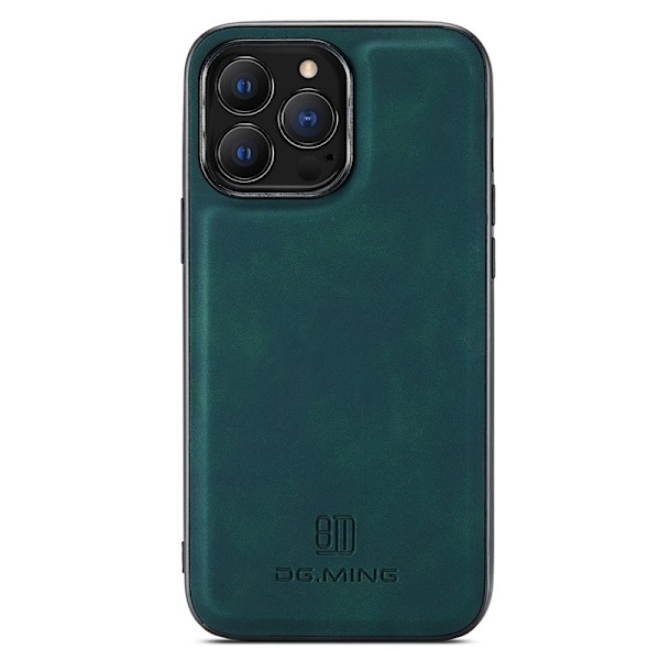 DG.MING Mobilskal till iPhone 12 Pro Max PU Läder Grön