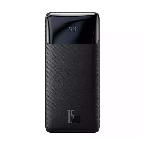 Baseus Bipow Digital Display Powerbank 10000mAh 15W - Svart Svart