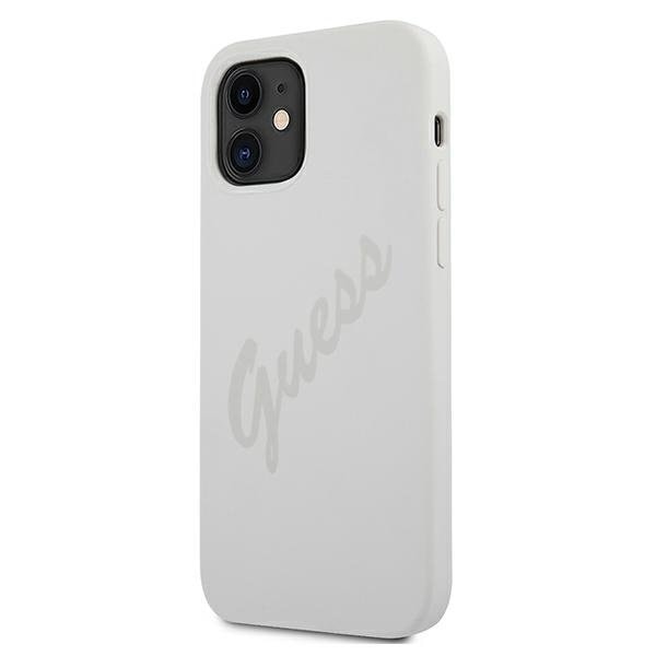 Guess Skal iPhone 12 Mini Script Vintage - Cream Beige