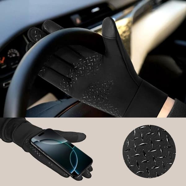 Tech-Protect WG01 Winter Touchvantar/Handskar L - Svart Svart