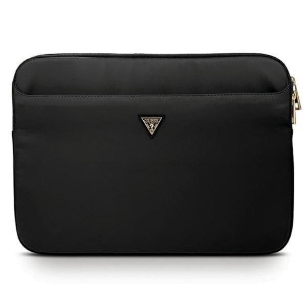 Guess Datorfodral 13" Nylon Triangle Logo - Svart Svart