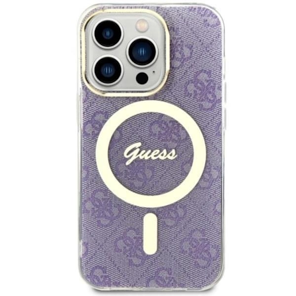 Guess iPhone 14 Pro Max Mobilskal MagSafe - Lila