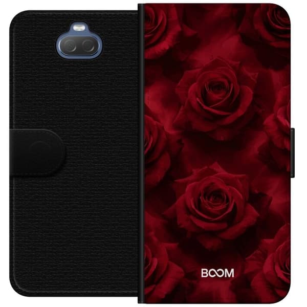 Plånboksfodral till Sony Xperia 10 med Crimson Rose