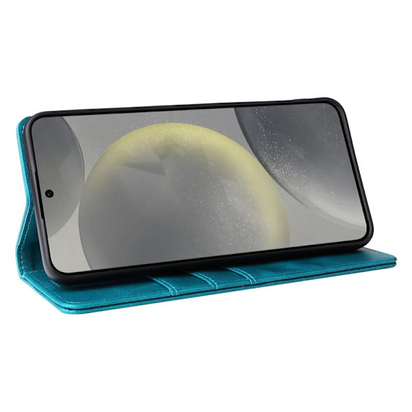Plånboksfodral för Samsung Galaxy S26 Plus RFID Blocking Konstläder - Blå