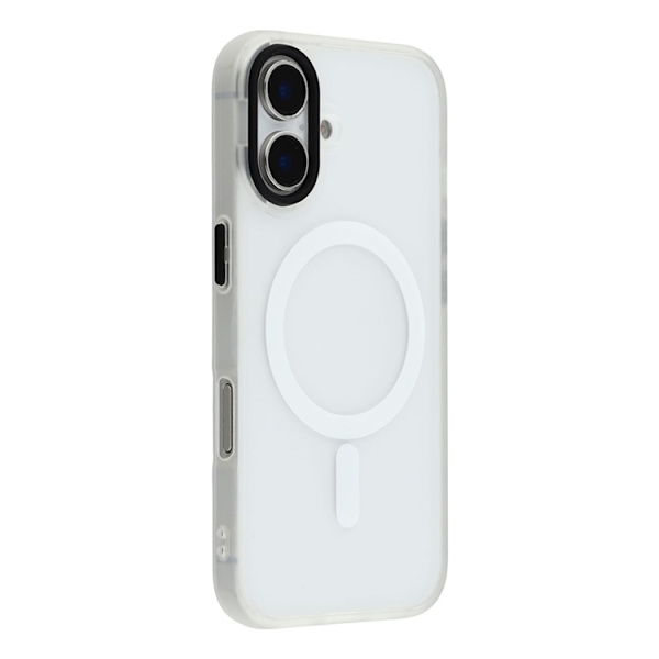 Mobilskal till iPhone 17 MagSafe Skin Touch - Transparent Vit Vit