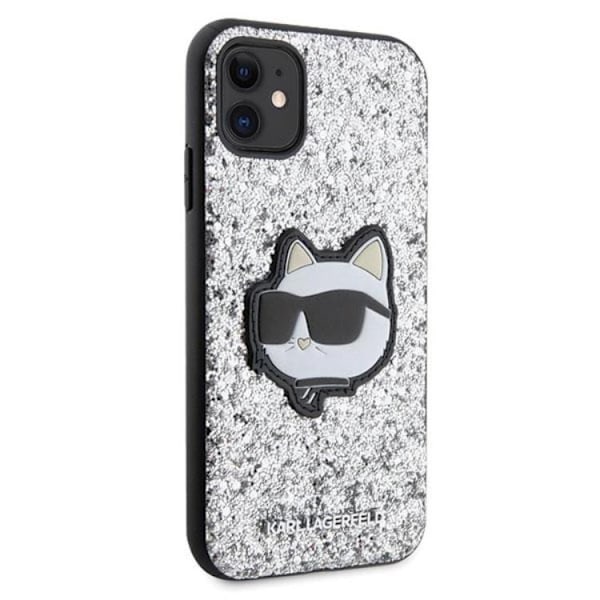 Karl Lagerfeld iPhone 11/XR Mobilskal Glitter Choupette Patch