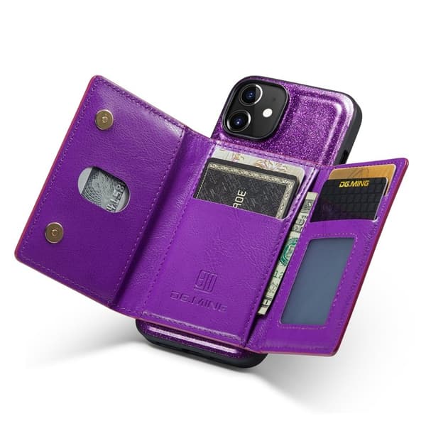 DG.MING M3 Series Mobilskal till iPhone 12/12 Pro Lila