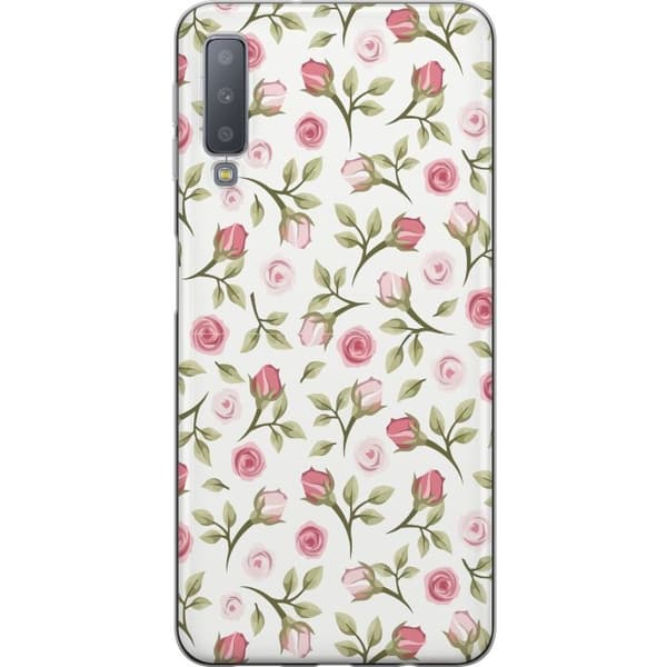 Mobilcover til Samsung Galaxy A7 (2018) med Blomstret