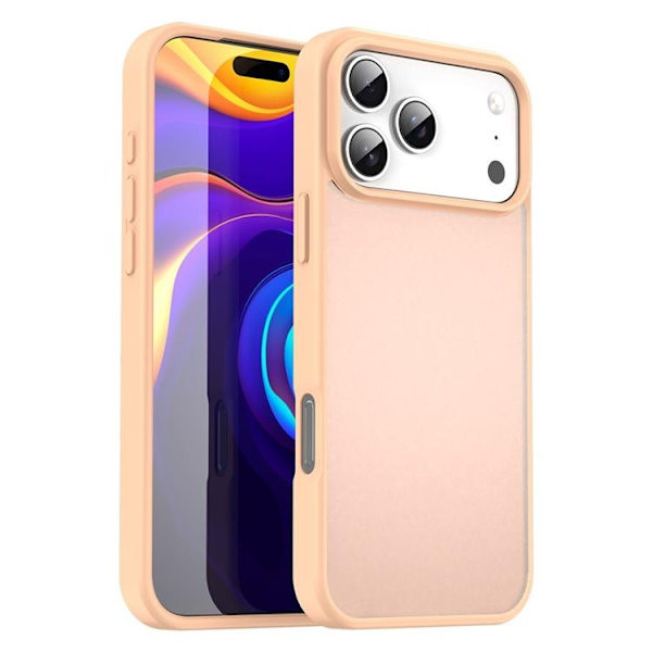 Mobilskal till iPhone 17 Pro Max Skin Touch Matte - Rosa Rosa