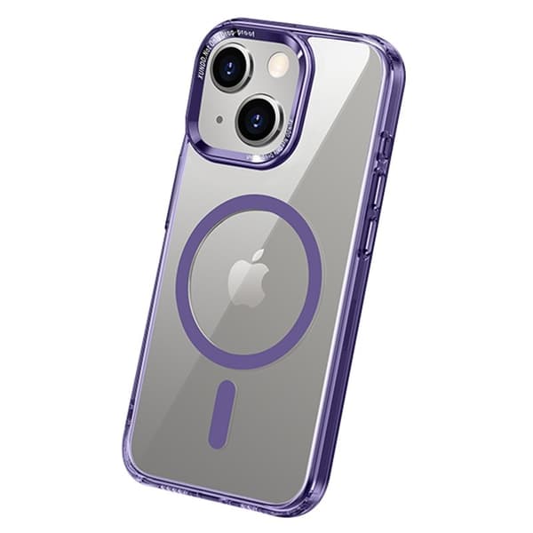 XUNDD Wisely Series Mobilskal till iPhone 15 MagSafe Anti-scratch Lila