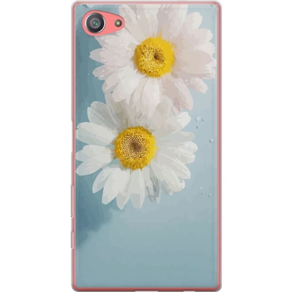 Telefontaske til Sony Xperia Z5 Compact med sommerblomster