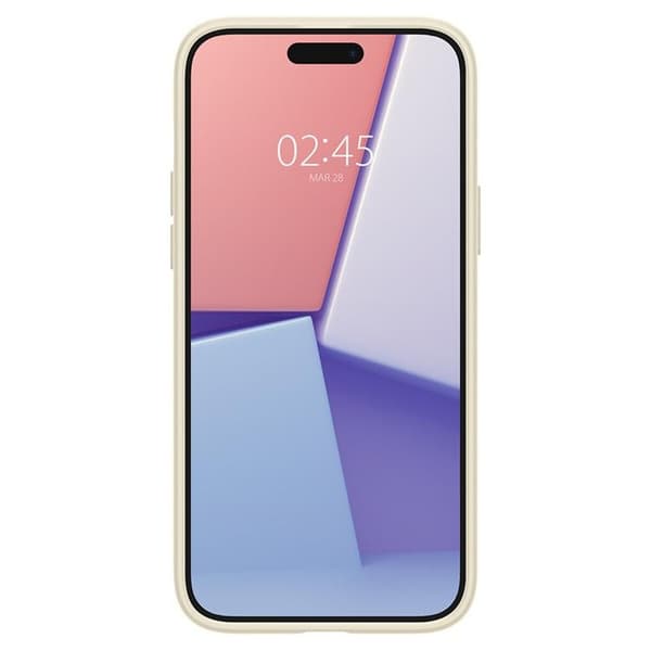 Spigen iPhone 15 Plus -puhelimen suojakuori Thin Fit - Mute Beige Beige