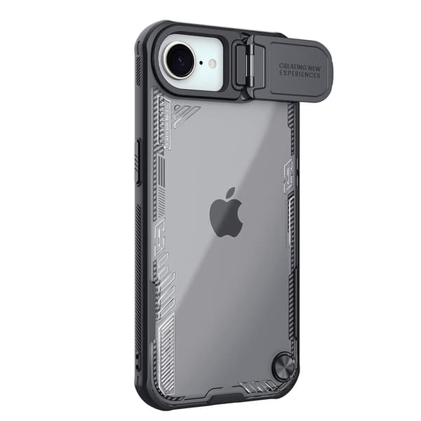 Nillkin Telefontaske til iPhone 16e Iceblade Prop med Linse - Sort Svart