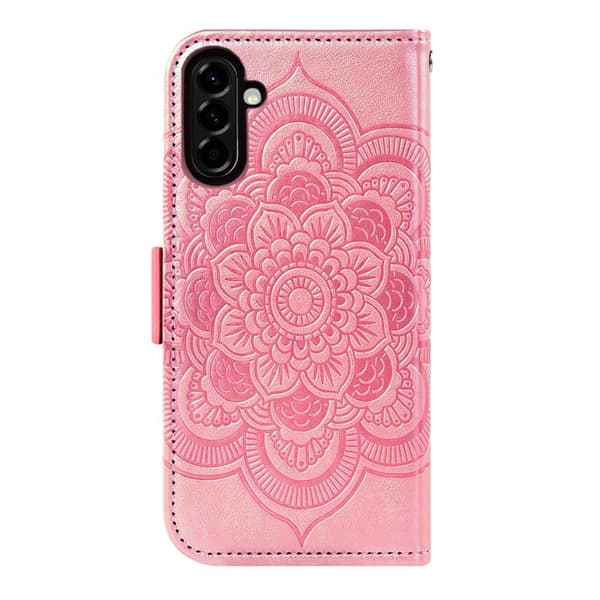 Plånboksfodral för Samsung Galaxy S26 TPU + Konstläder - Roséguld