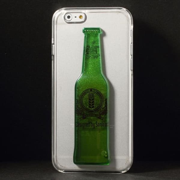 BaksideSkal till Apple iPhone 6 / 6S  - Liquid Beer Bottle (Green) Grön