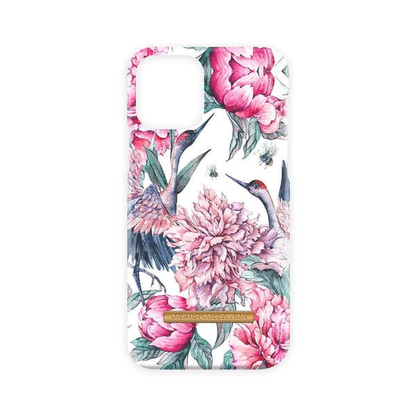 ONSALA Mobiilikuori Soft Pink Crane iPhone 11 Pro Mönster