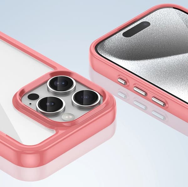 Telefontaske til iPhone 16 Pro Outer Space - Rød Röd