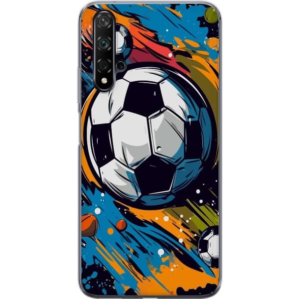 Mobilskal till Huawei nova 5T med Fotbollar