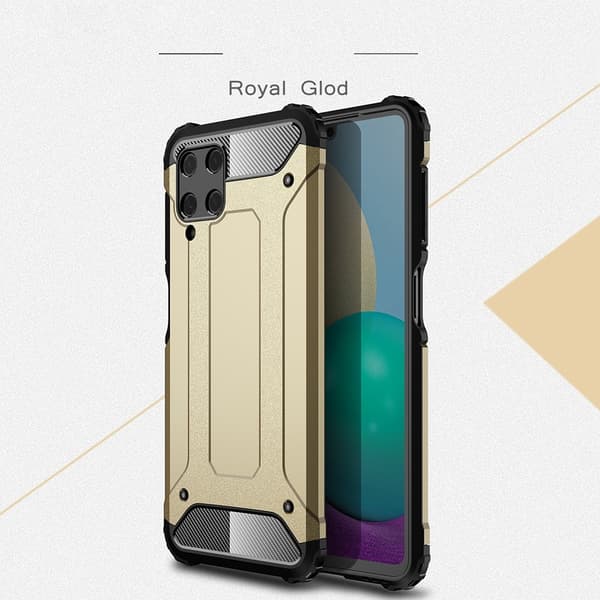 Tough Armor Mobilskal Galaxy A22 4G - Gold Guld