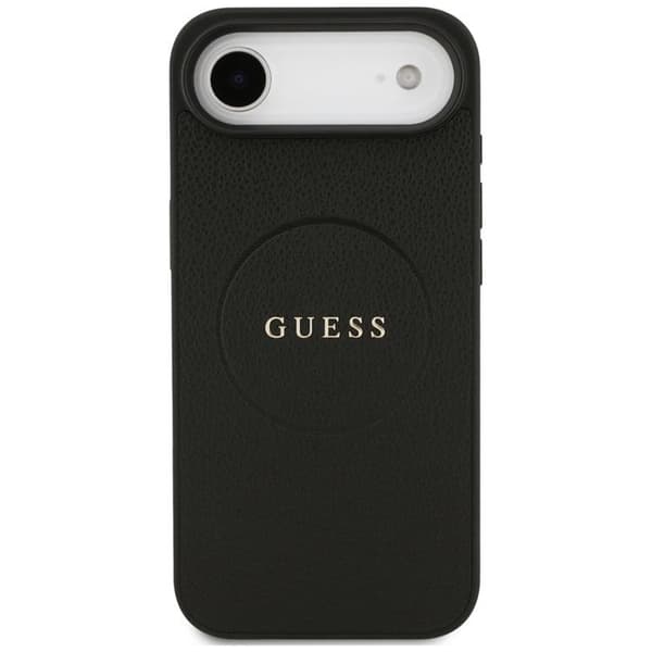 Guess Mobilskal till iPhone Air MagSafe Grained Ring - Svart Svart